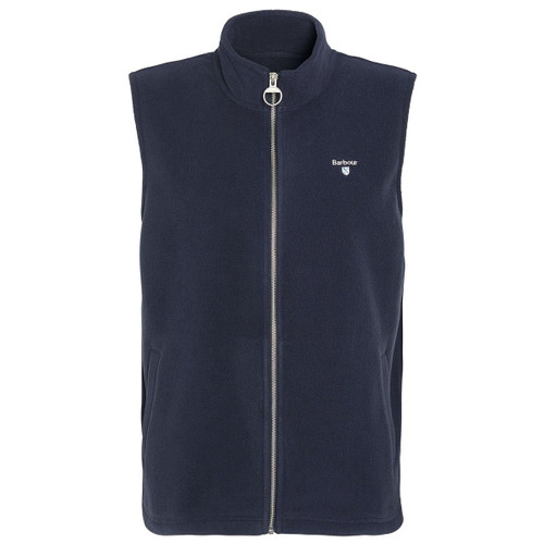 Navy Barbour Mens Essentials Fleece Gilet