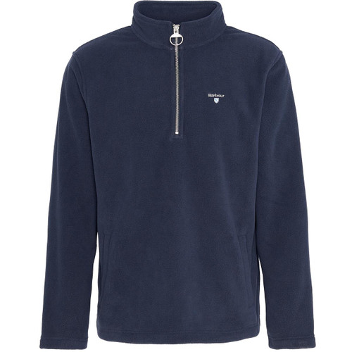 Navy Barbour Mens Essentials Half Zip Fleece