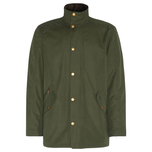 Olive Barbour Mens Winter Spoonbill Waterproof Jacket