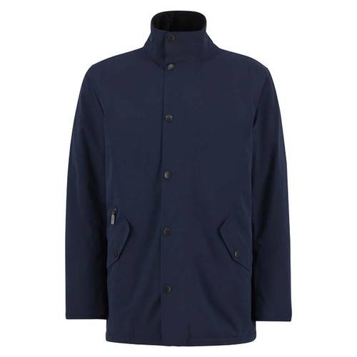 Navy Barbour Mens Winter Spoonbill Waterproof Jacket