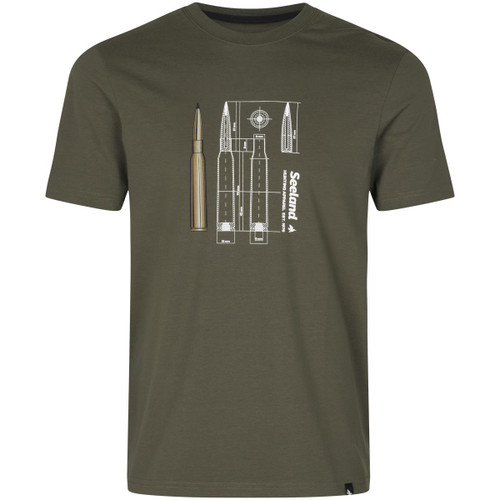 Grape Leaf Seeland Mens Bullet T-Shirt