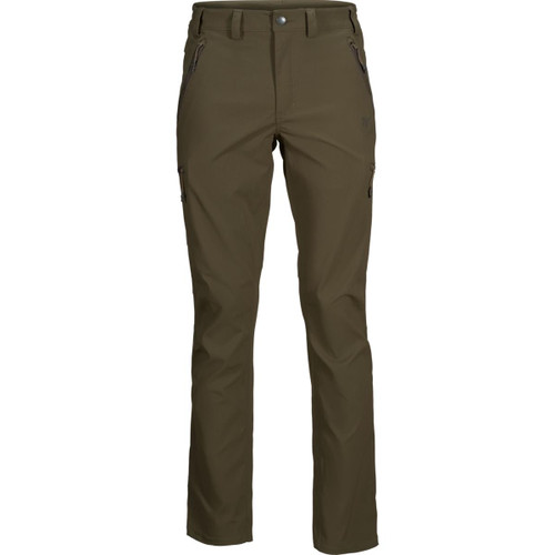 Pine green Seeland Mens Outdoor Stretch Trousers