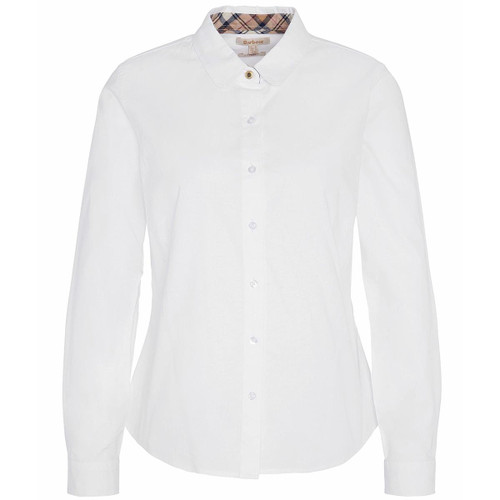 White/Hessian Tartan Barbour Womens Lavender Shirt