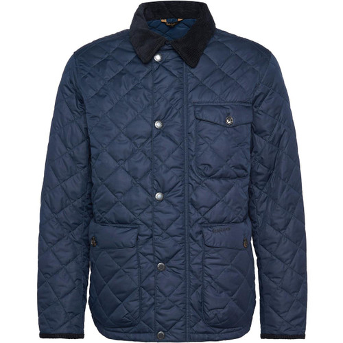 Navy Barbour Mens Hornby Quilted Jacket