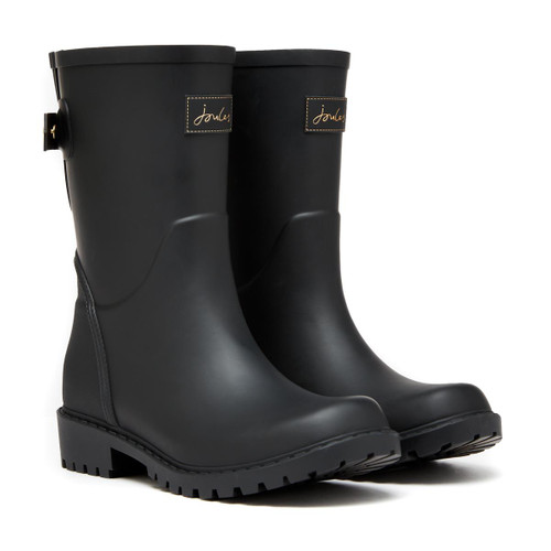 Black Joules Womens Wistow Mid Height Wellies