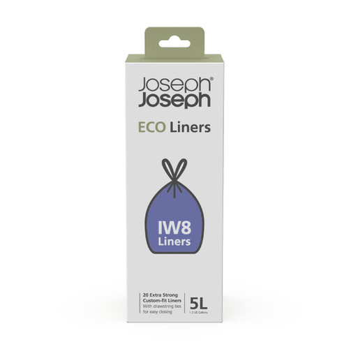 20 Liners Joseph Joseph IW8 5L Recycled Bin Liners