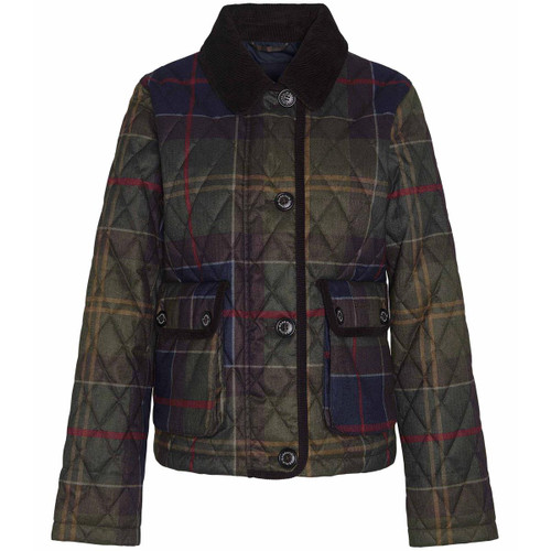 Classic Tartan Barbour Womens Loudon Quilt Jacket