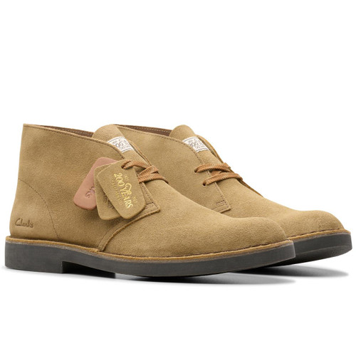 Sand Suede Clarks Mens Desert Boot Evo