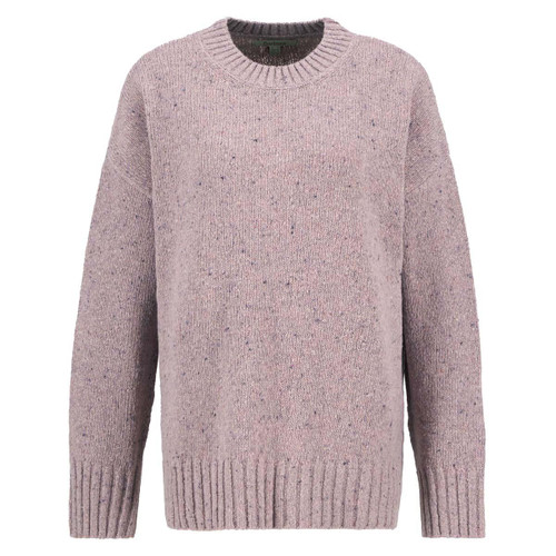 Pink Blush Barbour Womens Lavensdale Crew Knitted Jumper
