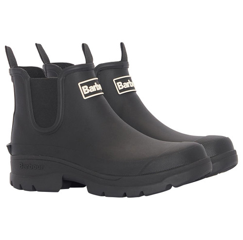 Black Barbour Womens Nimbus Chelsea Welly