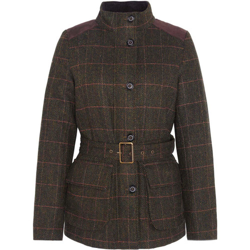 Spiced Pumpkin Barbour Womens Hollie Wool Jacket