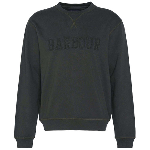 Sage Barbour Mens Howe Relaxed Crew Neck Sweatshirt