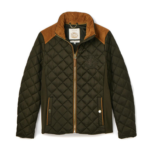 Heritage Green Joules Womens Braemar Luxe Jacket Heritage Green Joules Womens Braemar Luxe Jacket