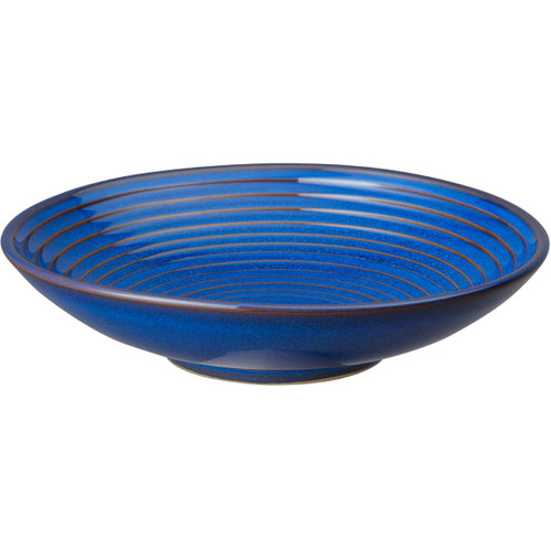Denby Imperial Blue Medium Ridged Bowl Denby Imperial Blue Medium Ridged Bowl