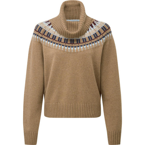 Schoffel Womens Filey Fairisle Roll Neck Jumper