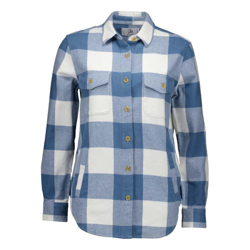 Oceanview/White Swanndri Womens Rapaki Shacket Oceanview/White Swanndri Womens Rapaki Shacket