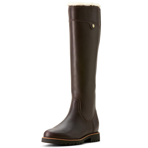 Espresso Ariat Womens Arlington Sherpa Waterproof Tall Boots