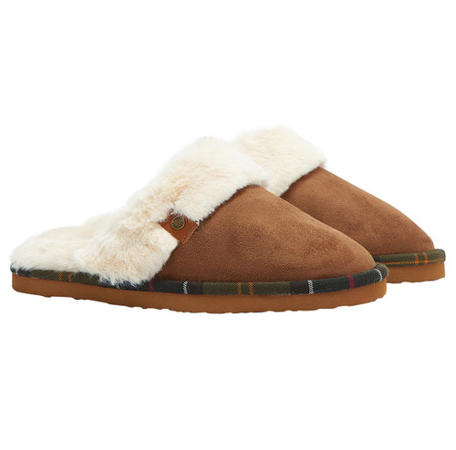 camel Barbour Womens Claudia Mule Slipper