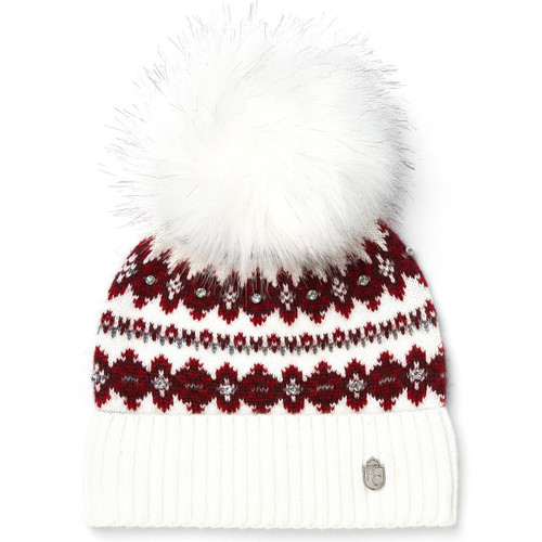 Natural Holland Cooper Jennifer Womens Fairisle Bobble Hat