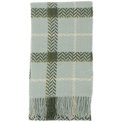 Soft Mint Barbour Claudette Scarf