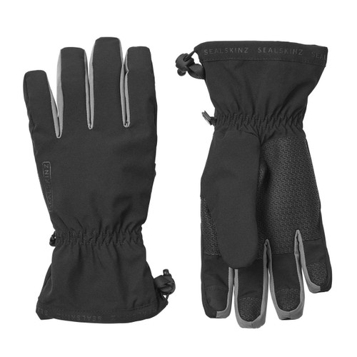 Black Sealskinz Drayton Waterproof Lightweight Gauntlet