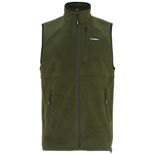 Olive Swazi Mens Sherpa Vest