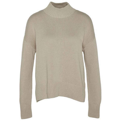 Oatmeal Barbour Womens Sandy Knitted Jumper