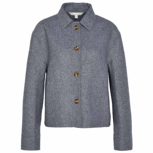Grey Marl Barbour Womens Emery Overshirt