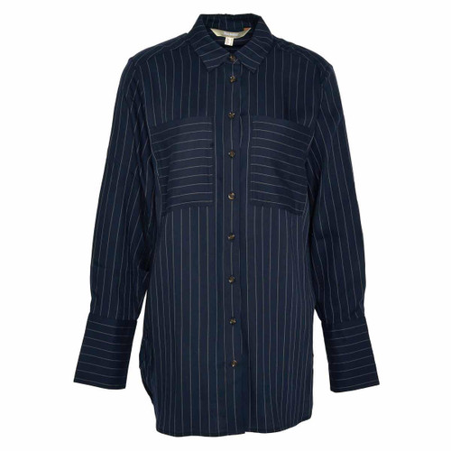 Navy Barbour Womens Carrie Shirt