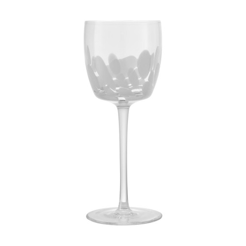Denby Contemporary Marbled White Wine Glass Set of 2