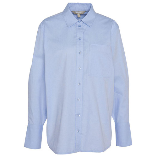Pale Blue Barbour Womens Josephine Shirt