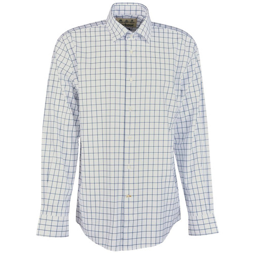 Blue Barbour Mens Hanstead Country Active Shirt