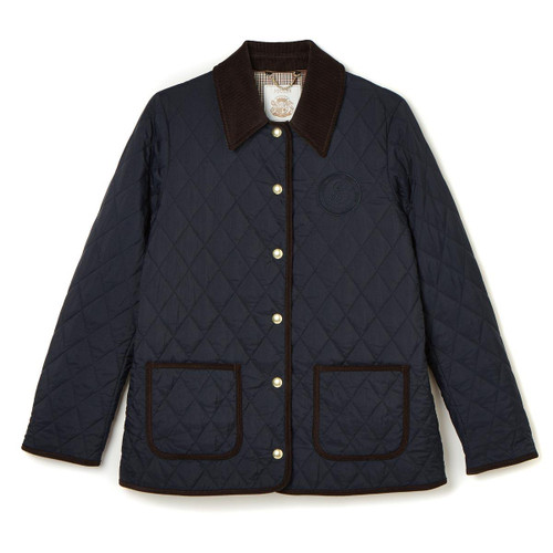 Navy Joules Womens Quinn Quilt Jacket