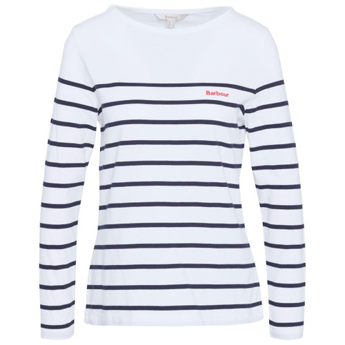 Cloud Stripe Barbour Womens Bradley Top SS25 Cloud Stripe Barbour Womens Bradley Top SS25