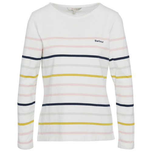 Cloud Stripe Barbour Womens Hawkins Top SS25
