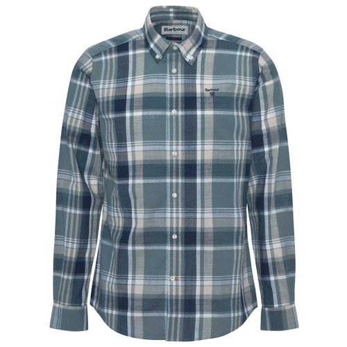 Vintage Teal Barbour Mens Kidd Tailored Shirt Vintage Teal Barbour Mens Kidd Tailored Shirt