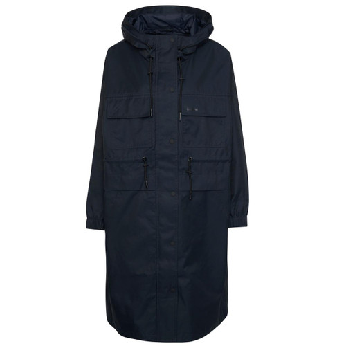 Dark Navy Barbour Womens Evie Showerproof Parka