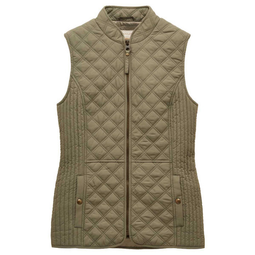 Light Green Joules Minx Womens Quilted Gilet