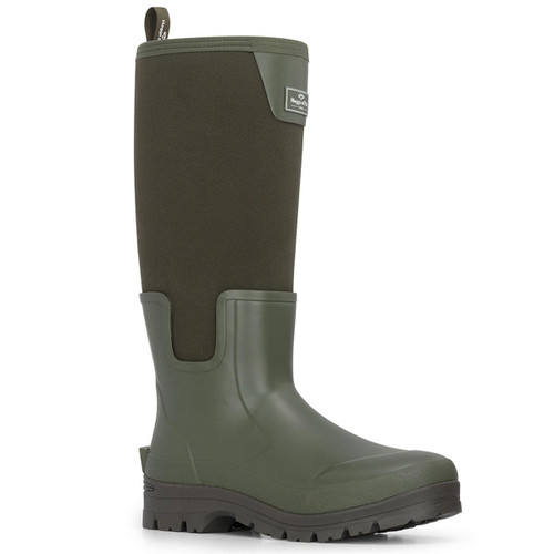 Field/Green Hoggs of Fife Mens Newport Neoprene 5mm Wellington