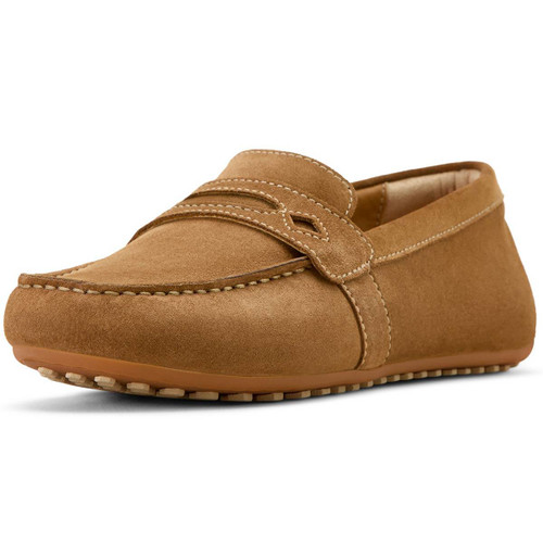 Caramel Suede Ariat Womens Selene Driving Moc Shoe