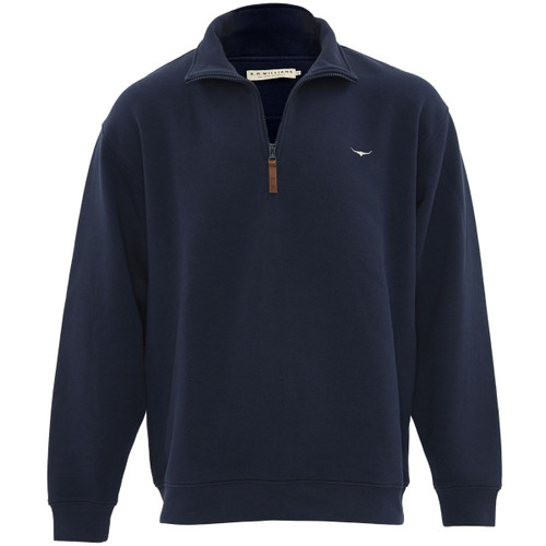 Navy R.M. Williams Mens Mulyungarie Top
