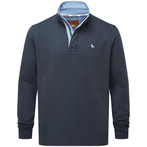 Dark Blueberry Schoffel Mens Branscombe Cove Sweatshirt