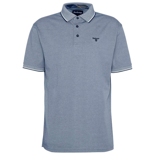 Navy Barbour Mens Heydon Performance Polo Shirt
