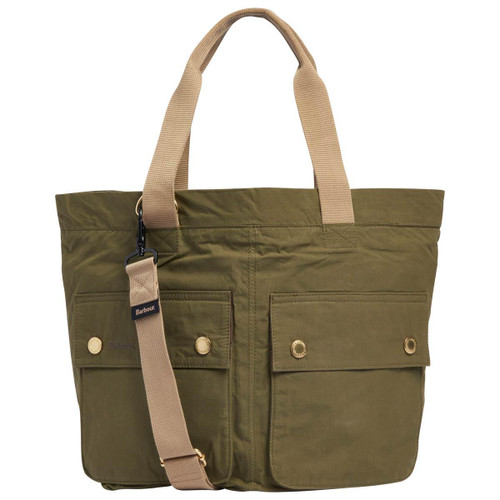 Dusty Green Barbour Transport Carry All Tote Bag