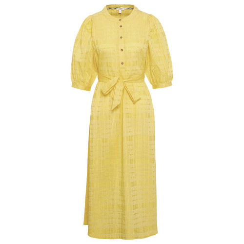 Sunray Yellow Barbour Womens Heidi Midi Dress
