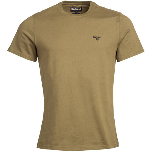 Burnt Olive Barbour Mens Sports Tee