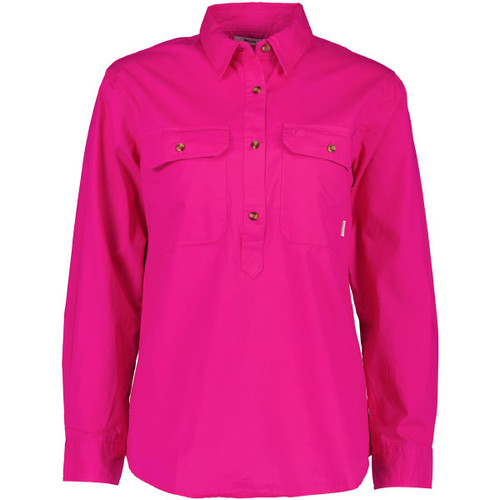 Pink Swanndri Womens Roma Work Shirt