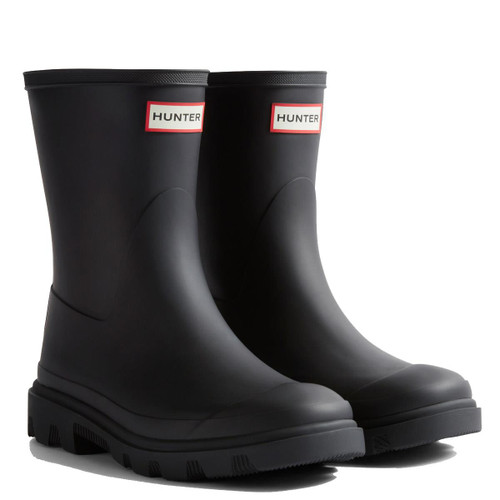 Black Hunter Mens Downpour Short Boot