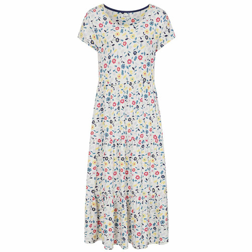 Garden Flowers Lazy Jacks Womens LJ520 Long Printed Dress