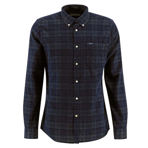Dark Navy Barbour Mens Southfield Tailored Shirt